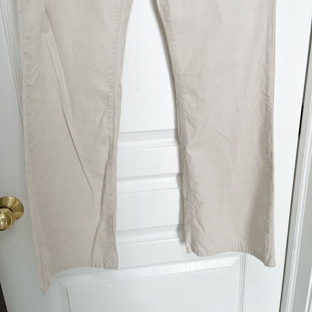 Seven For All Mankind Khaki Cottom Bootcut T6025487U Flat Front Pocket Pants - Picture 7 of 12